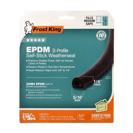 Thermwell Products 516x14x17 WTHR Strip V25BK